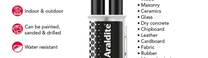 Araldite Rapid syringe