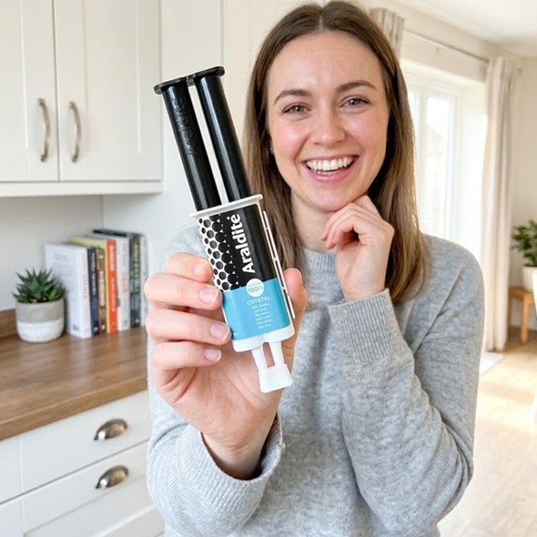 Araldite Crystal Syringe