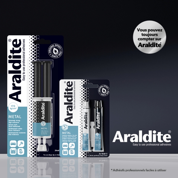 Araldite Metal syringe and tube