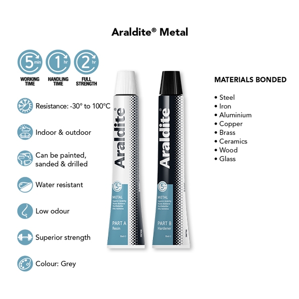 Araldite Metal tube