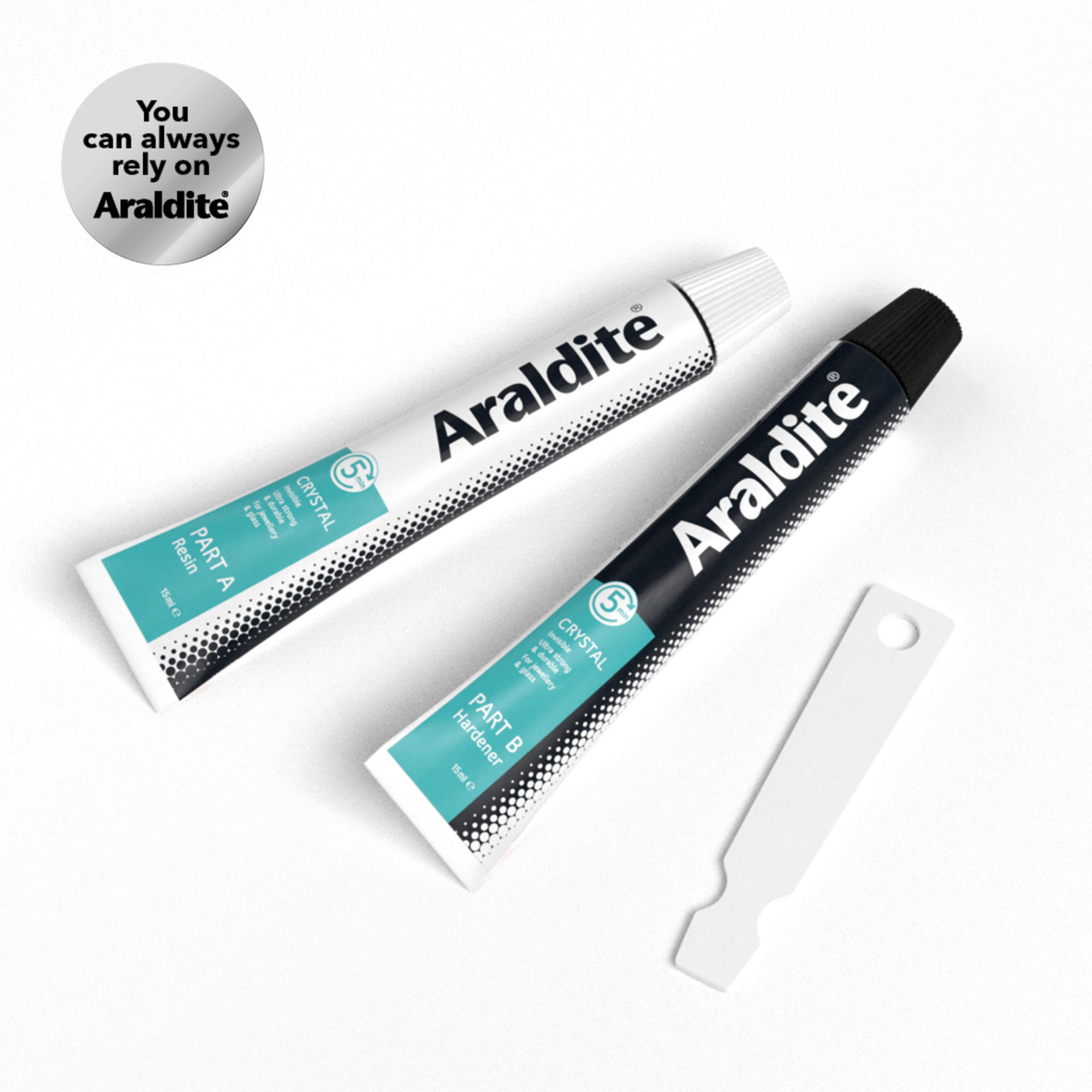 Araldite® Crystal 2x15ml Invisible Strong Adhesive